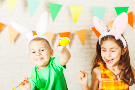 Easter holiday preparationの写真素材