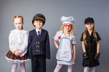 Primary school children choose their future profession