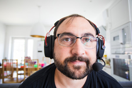 Business video calling from home while quarantine