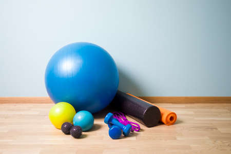 Professional equipment for fitness classes at home