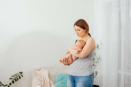 Normal situation for mother to be tired of child upbringing