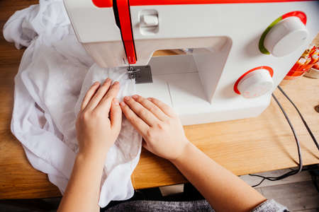Wedding dress ideas based on the concept of reuse and zerowasteの写真素材