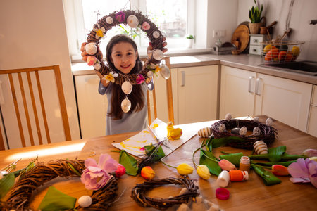 Kids adore spring holidays and waiting for Easter
