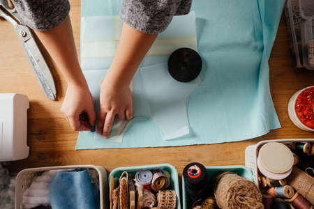 Designing and creating children clothes at home