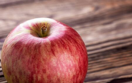 Apple rich in vitamins and iron. Useful  food.environmentally friendly productの写真素材