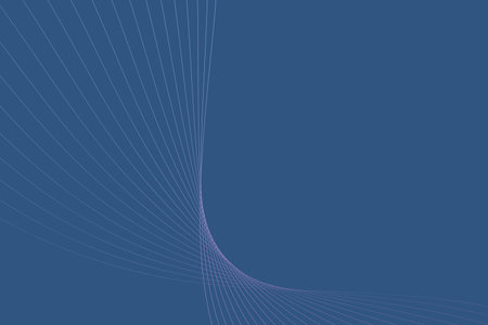 A blue background featuring straight lines running through the center creates a visually striking and geometric pattern. The lines are evenly spaced in the backgroundのイラスト素材