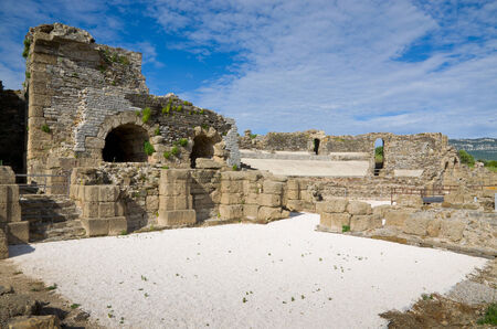 Baelo Claudia is the name of an ancient Roman town on the shores of the Straits of Gibraltar の写真素材