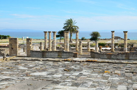 Baelo Claudia is the name of an ancient Roman town on the shores of the Straits of Gibraltar の写真素材