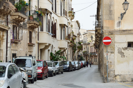 The entire city Syracuse has been listed as a World Heritage Site by UNESCO. This famous Italian city is notable for its rich Greek history, culture and architecture.のeditorial素材