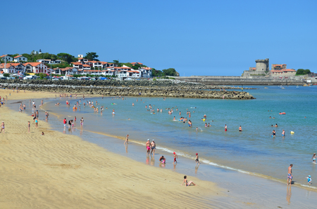 Ciboure is a famous resort on the Basque coast. It is known for its old fortress and sandy beaches.のeditorial素材