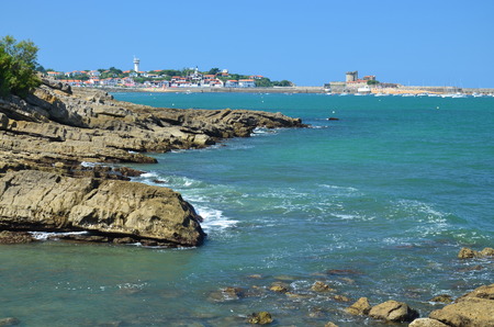 Ciboure is a famous resort in the bay de Socoa of the Basque coast.のeditorial素材