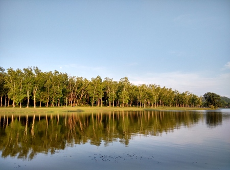 The lakeviewの写真素材