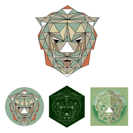 Leo triangle iconのイラスト素材