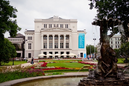 The Latvian National Opera is the biggest  musical theater in the country のeditorial素材