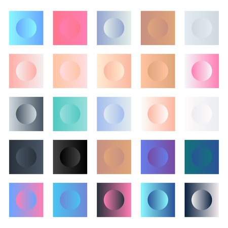 gradients set. vectorのイラスト素材