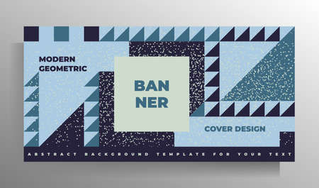 Cover template for book, brochure, poster, booklet, catalog, magazine. Geometric modern design. Vector illustration.のイラスト素材