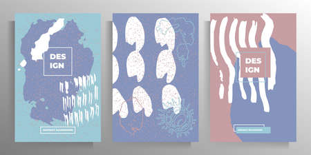 Covers template set. Vector color illustration.の写真素材