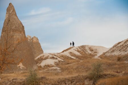 ancient city in Turkey Cappadociaの写真素材