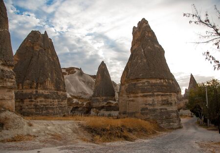 ancient city in Turkey Cappadociaの写真素材