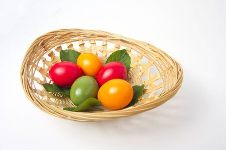 Easter basketの写真素材