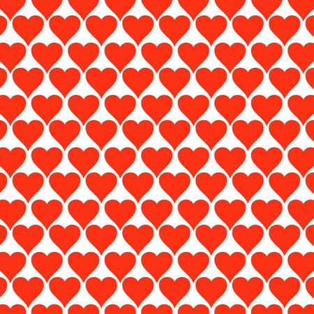 Heart background in flat design. Basic element graphic designのイラスト素材