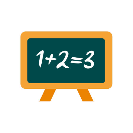 Blackboard icon. School education learning and knowledge theme. Blackboard icon vector isolated on white background for your web and mobile app design, Blackboard logo conceptのイラスト素材