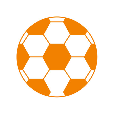 Soccer ball icon. Sport hobby competition and game theme. Isolated design. Vector illustration. soccer ball icon over white background. sports concept. Sports design elementsのイラスト素材