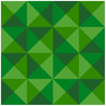 Seamless pattern with green triangles. Geometric background. Vector illustration. background template with geometric patternsのイラスト素材