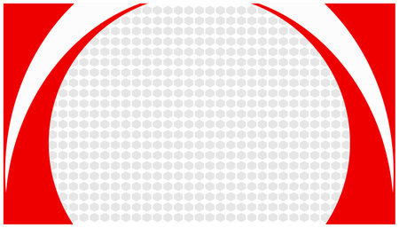 Abstract red background with halftone dots. Abstract red background with place for text. Eps 10. background template with geometric patterns. Vector illustration in flat styleのイラスト素材