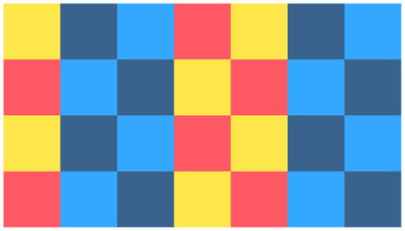 Seamless geometric pattern in the colors of the national flag of Ukraine. background template with...