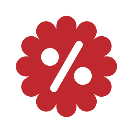 percentage symbol icon vector isolated on white background for your web and mobile app design, Percentage logo conceptのイラスト素材