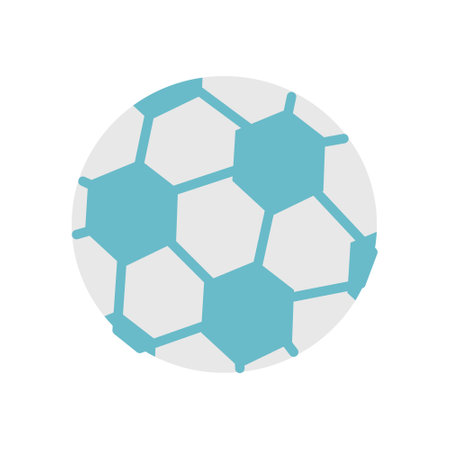 Soccer ball icon. Sport hobby competition and game theme. Isolated design. Vector illustration. soccer ball icon over white background. sports concept. Sports design elementsのイラスト素材