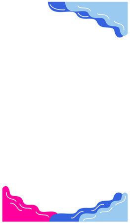 Abstract geometric background illustration design with empty space for placing text. Background illustration element design with liquid and flow styleのイラスト素材