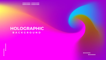 Purple holographic vector backgroundのイラスト素材
