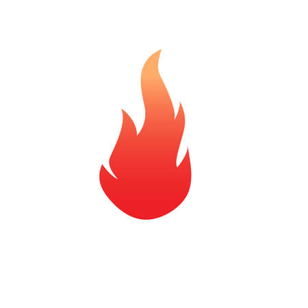 Stock illustration fire icon or logo design templateのイラスト素材