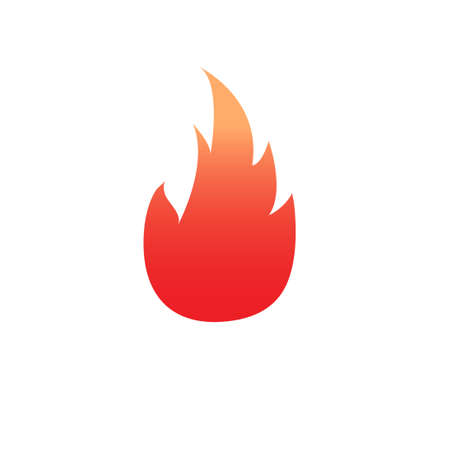 Stock illustration fire icon or logo design templateのイラスト素材