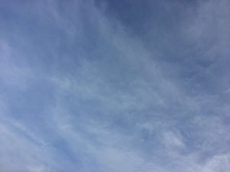 clear blue sky with white clouds and clear abstractの写真素材