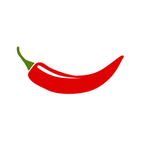 chili pepper vector flat iconのイラスト素材