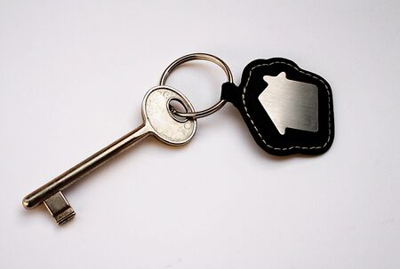 Isolated key with house iconの写真素材