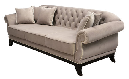 Sofa isolated on white background.の写真素材