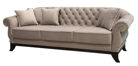 Sofa isolated on white background.の写真素材