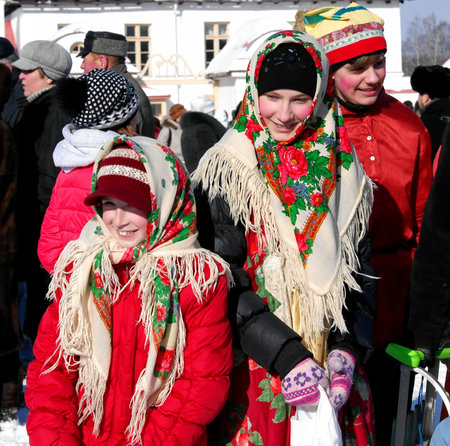 Gatchina, Leningrad Region, Russia - March 5, 2011: the traditional spring holiday in Russia is...