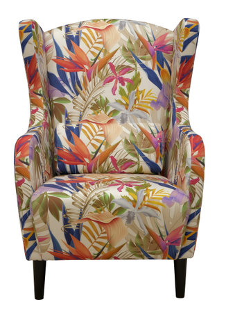 Armchair isolated on white background.の写真素材