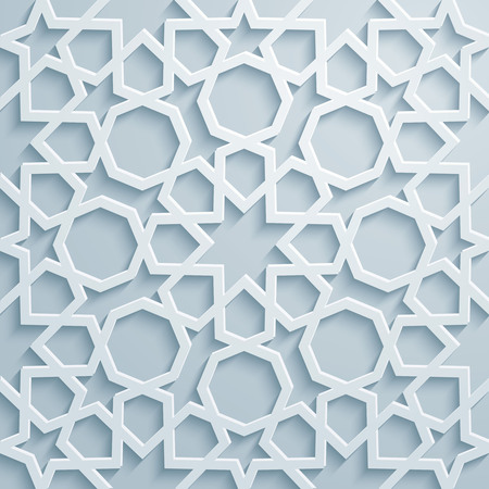 Ornament arabic geometric pattern backgroundのイラスト素材