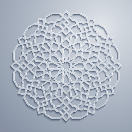 Arabic geometric patternのイラスト素材