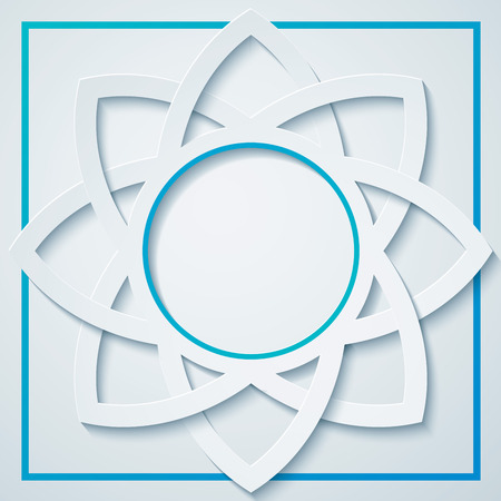 Arabic pattern design circle ornamentのイラスト素材