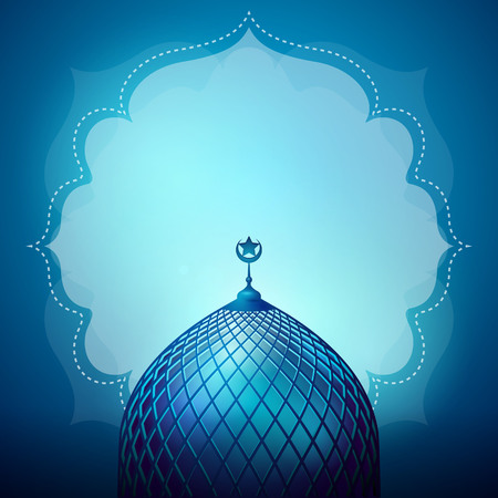 Islamic design banner background templateのイラスト素材