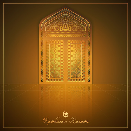 Ramadan Kareem banner background designのイラスト素材
