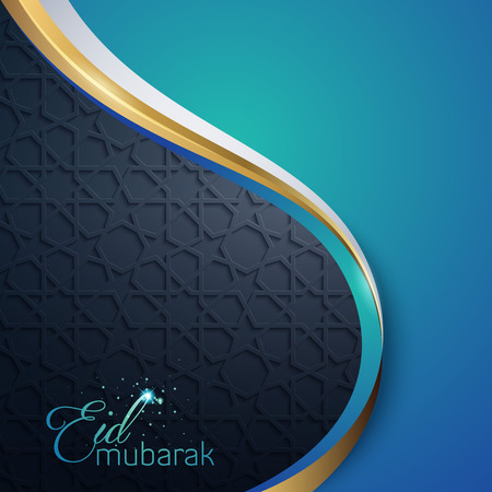 Islamic banner design background for Eid Mubarak greetingのイラスト素材