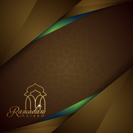 Ramadan Kareem banner background islamic design templateのイラスト素材